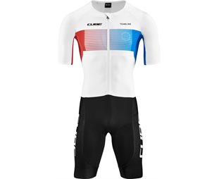Triatlondrakt Cube Road/XC Tri Suit Black/Blue/White