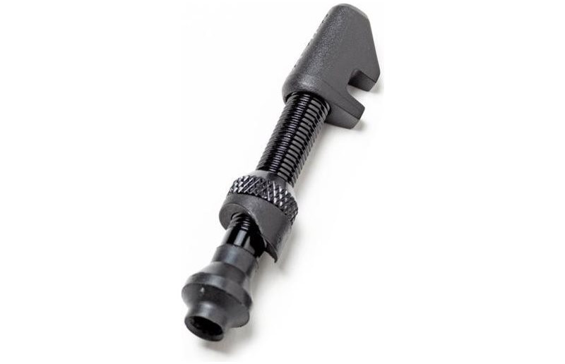 Tubeless venttiili DT Swiss Tubeless Valve for Assymetric Rim 18-25mm Rim Height Black