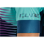 Pyöräilypaita Cube Teamline W's Round Neck Jersey S/S Blue N Mint