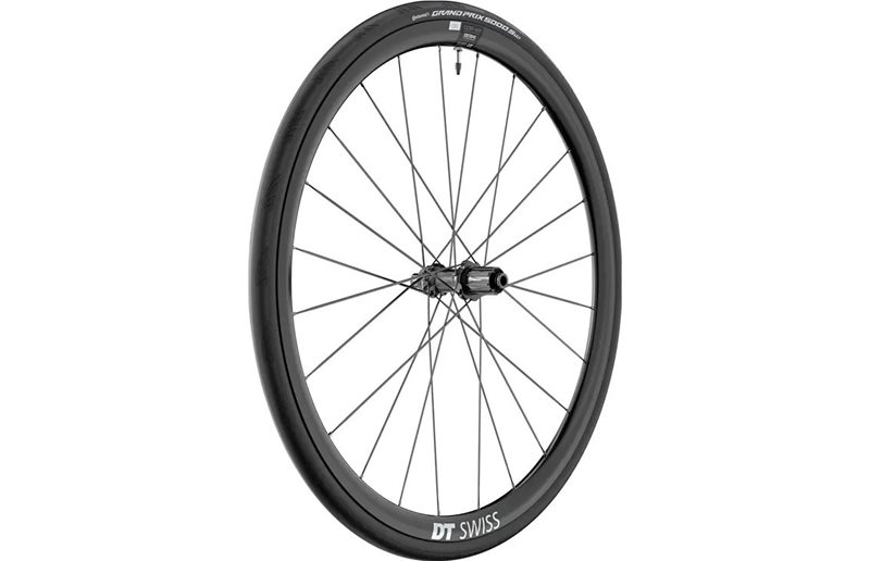 Takakiekko+rengas DT Swiss ER 1600 SPLINE WTS Rear 700c CL HG W/CONTI GP5000 STR 12x142mm