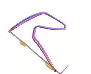 Flaskställ Supacaz TiFly Cage Titanium Electric Purple