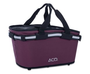 Pakethållarväska Cube Acid Carrier Basket City 20 RiLink Red