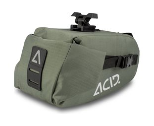 Sadelväska Cube Acid Saddle Bag Click S Olive