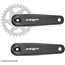 Vevparti TRP EVO 7 DH Alloy CK-8070 83mm Black 165 mm