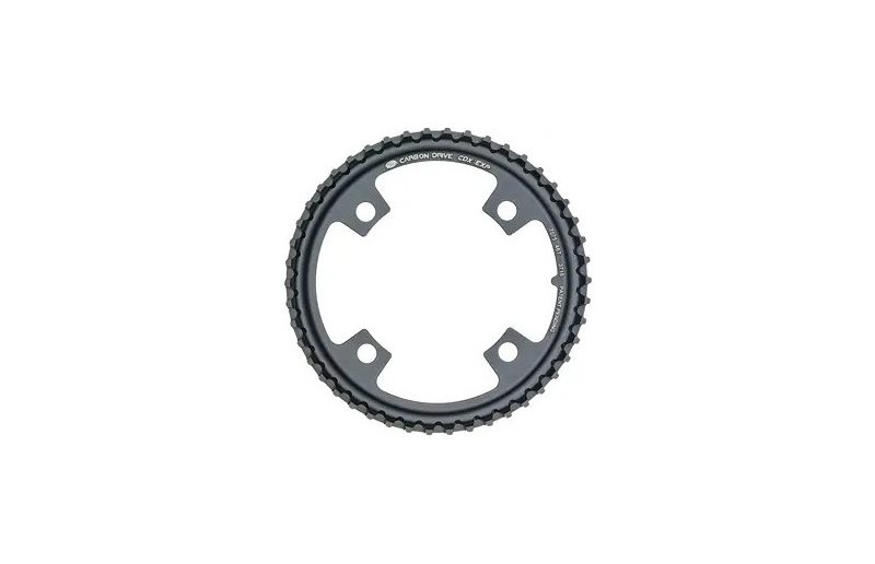 Hihnaveto eturatas Gates 104 BCD Singlespeed 4-Hole Expedition Black