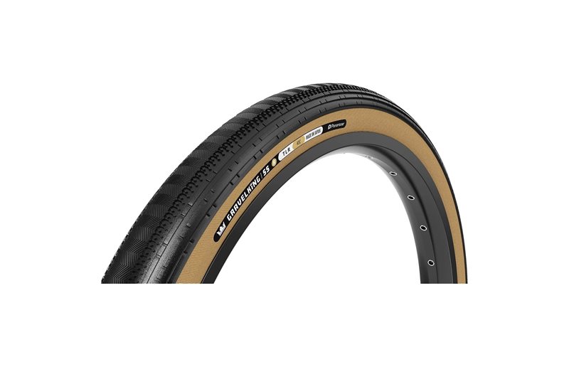 Cykeldäck Panaracer Gravelking SS R Vikbart ZSG Gravel 700c Black/Brown