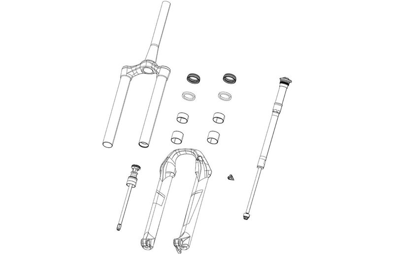 Alempi putki ROCKSHOX Reba B1 Lower Leg 29" 15x110 Boost