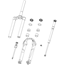 Nederdel af forgaflen ROCKSHOX SID SL E1 Lower Leg 29" 15x110 Boost