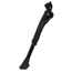 Støtteben Atran Rex-DV Rear Mounted Kickstand Adjustable 24/28" Black