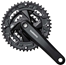 Krankset Shimano Altus FC-M371 3 x 9 gear 44/32/22T 175 mm sort