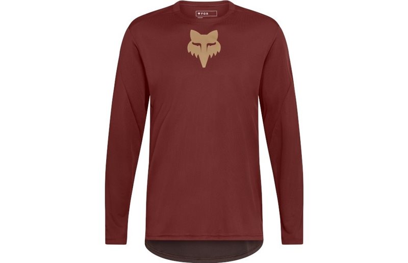 Cykeltröja Fox M Ranger LS Jersey Fox Head Rust | Cykloteket.se ...