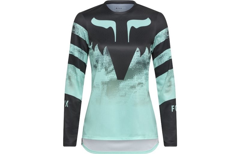 Cykeltröja Fox W Ranger LS Jersey Kairos Turquoise