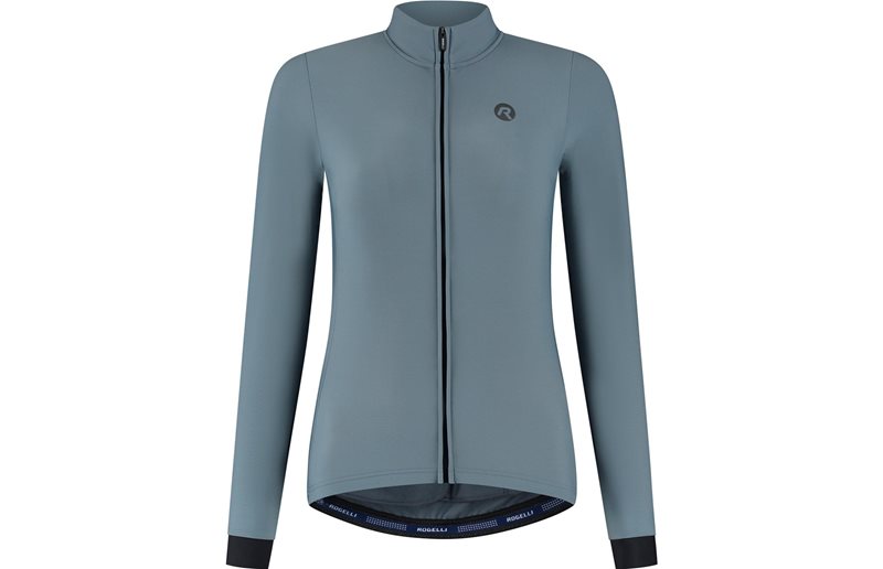 Cykeltröja Rogelli Signature Jersey L/S Women Ardesia
