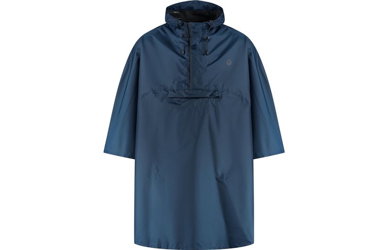 Pyöräilytakki Rogelli Commuter Core Rain Poncho Unisex Blue