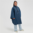 Pyöräilytakki Rogelli Commuter Core Rain Poncho Unisex Blue