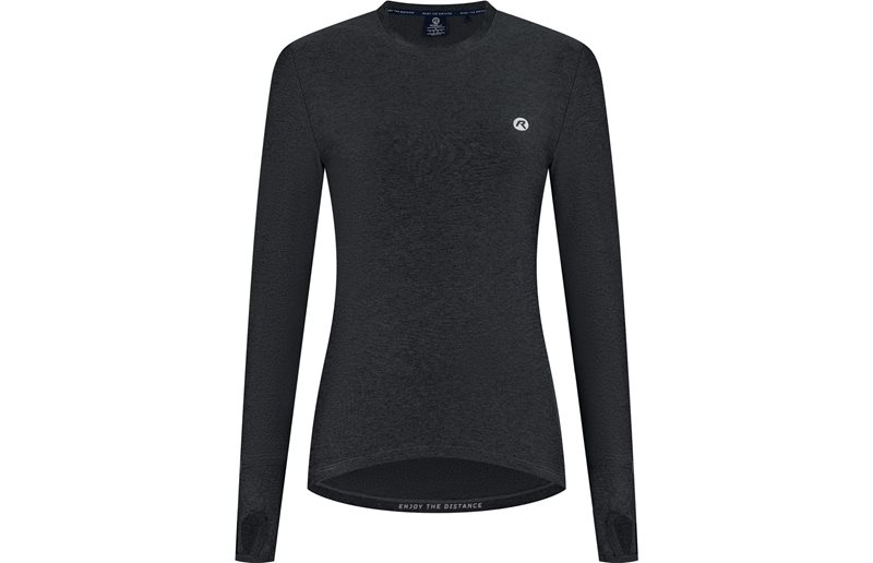 Löpartröja Rogelli Essential Tshirt Long Sleeve Women Black