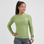 Juoksupaita Rogelli Essential Tshirt Long Sleeve Women Green