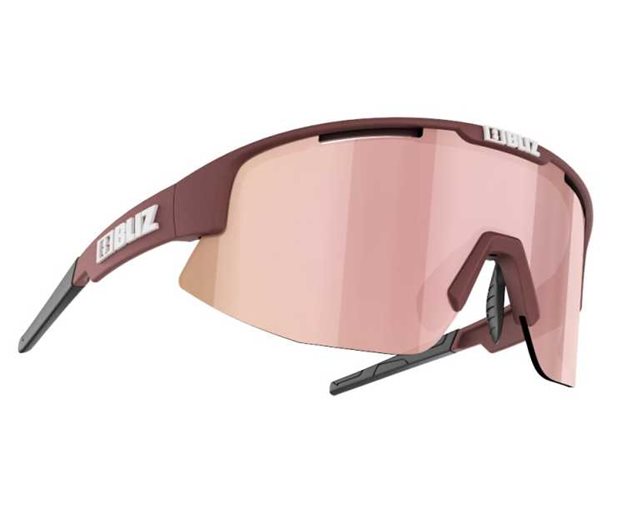 Bliz Cykelbriller Matrix Small Brown W Rose Multi