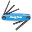 Monitoimityökalu Park Tool AWS-9.2 Fold Up Hex Wrench Set 5-osainen kuusiokolo/torx/talttapää