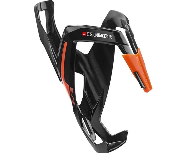 Elite Flaskeholder Custom Race Plus Glossy/Orange Graphic