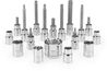 Hylsy- & Kärkisarja Park Tool SBS-1.2 Socket and Bit Set 18-osainen 3/8"