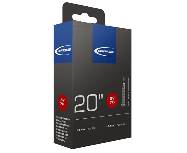Schwalbe Cykelslange SV 7B Standard 23/25-451 Racerventil 40 mm