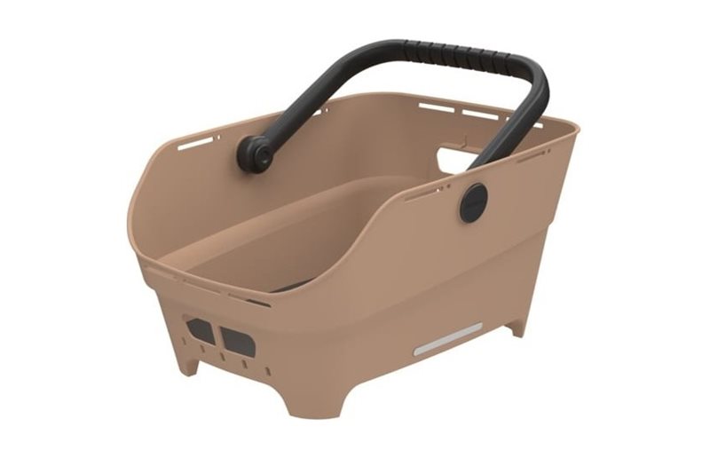 Cykelkorg Basil Cento Neo Bak Plast MIK Sand/Svart 21L