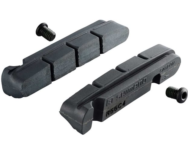 Bremseklodser Shimano R55C4-A til kulstoffiberfælg 1 par