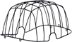 Basil Cykelkorg Buddy Space Frame