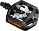 Sykkelpedaler Kombi Shimano T421 SPD Click'R Black