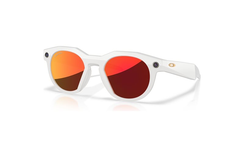 Solbriller Oakley Meta HSTN AI Smart Glasses Warm Grey/Prizm Ruby