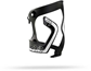 Flaskeholdere Pro Left Alu Black/White