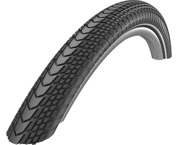 Cykeldæk Schwalbe Marathon Almotion ADDIX V-Guard 40-622 (28x1.50") Sort/Refleks Foldbart