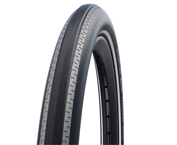 Cykeldæk Schwalbe Tracer SBC K-Guard 47-406 (20x1.75") grå striber-refleks