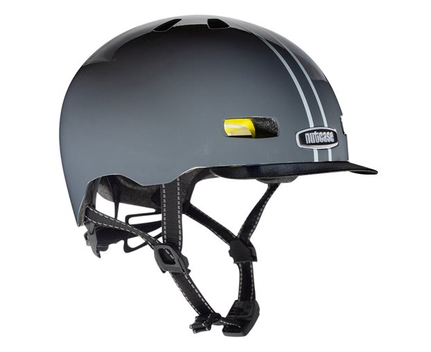Nutcase Cykelhjelm BMX Street Mips Suit and Tie Stripe Mat Reflektiv