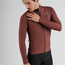 Cykeltröja GripGrab PACR Thermal Long Sleeve Dark Red