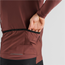 Cykeltröja GripGrab PACR Thermal Long Sleeve Dark Red