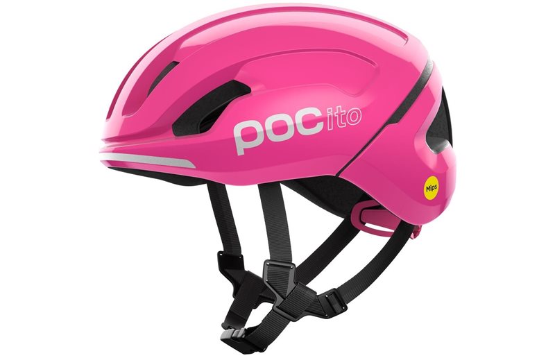 Lasten pyöräilykypärä POC Pocito Omne MIPS Fluorescent Pink