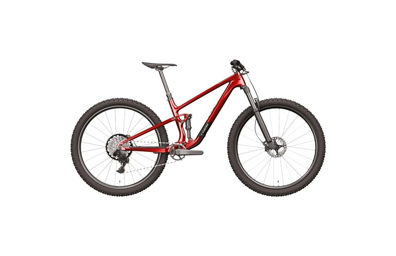 Heldämpad MTB Trek Top Fuel 8 Gen 4 Fury Red