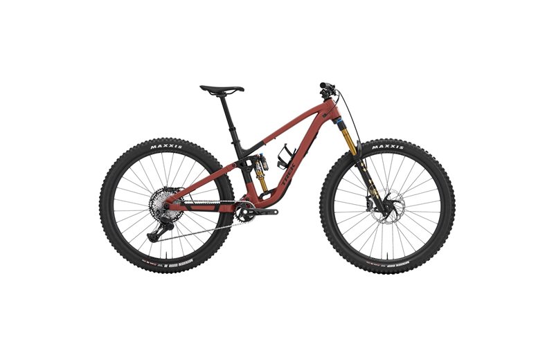 Full suspension MTB Trek Fuel EX 9 XT Di2 Gen 7 Sedona Red/Pennyflake Splatter