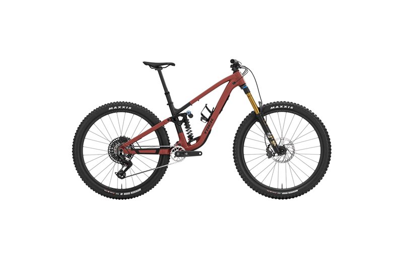 Full suspension MTB Trek Fuel LX 9 Eagle 90 Gen 7 Sedona Red/Pennyflake Splatter
