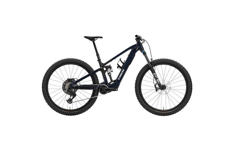 El MTB Trek Fuel+ EX 8 Gen 2 TQ 580 Wh Black/Purple Flip Splatter