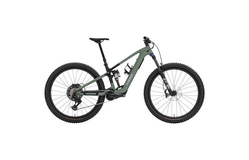 El MTB Trek Fuel+ EX 9.7 Gen 2 TQ 580 Wh Lichen Green/Keswick Green Splatter