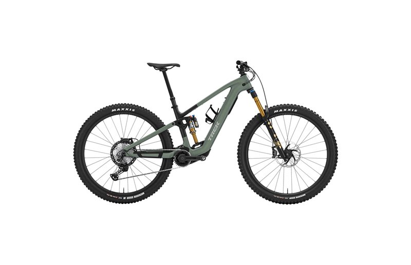 El MTB Trek Fuel+ EX 9.8 XT Gen 2 TQ 580 Wh Lichen Green/Keswick Green Splatter