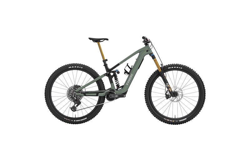 El MTB Trek Fuel+ LX 9.9 X0 AXS Gen 2 TQ 580 Wh Lichen Green/Keswick Green Splatter