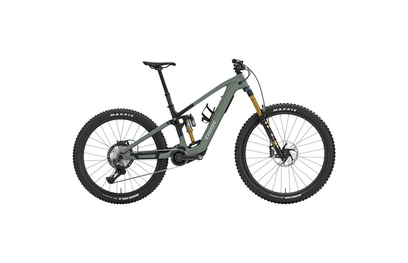 El MTB Trek Fuel+ MX 9.8 XT Di2 Gen 2 TQ 580 Wh Lichen Green/Keswick Green Splatter