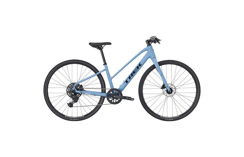 Hybridcykel Trek FX 2 Midstep Gen 4 Fjord Blue
