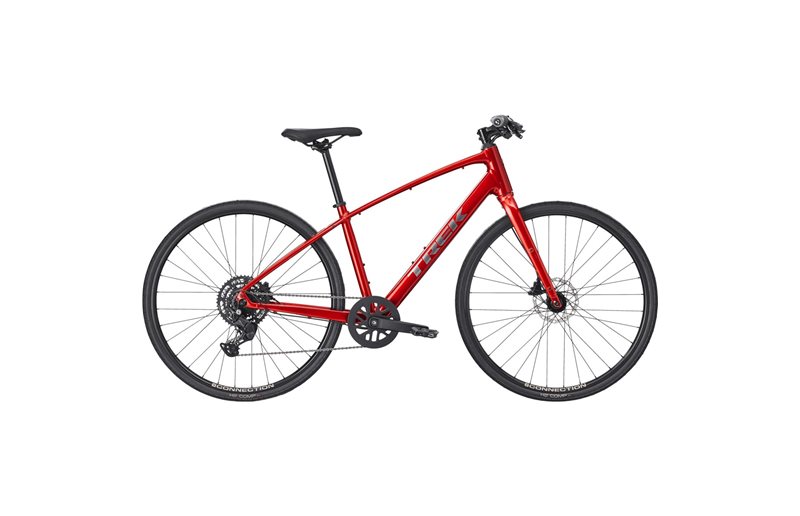Hybridcykel Trek FX 2 Stepover Gen 4 Fury Red