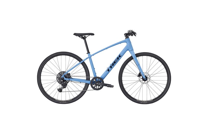 Hybridcykel Trek FX 2 Stepover Gen 4 Fjord Blue