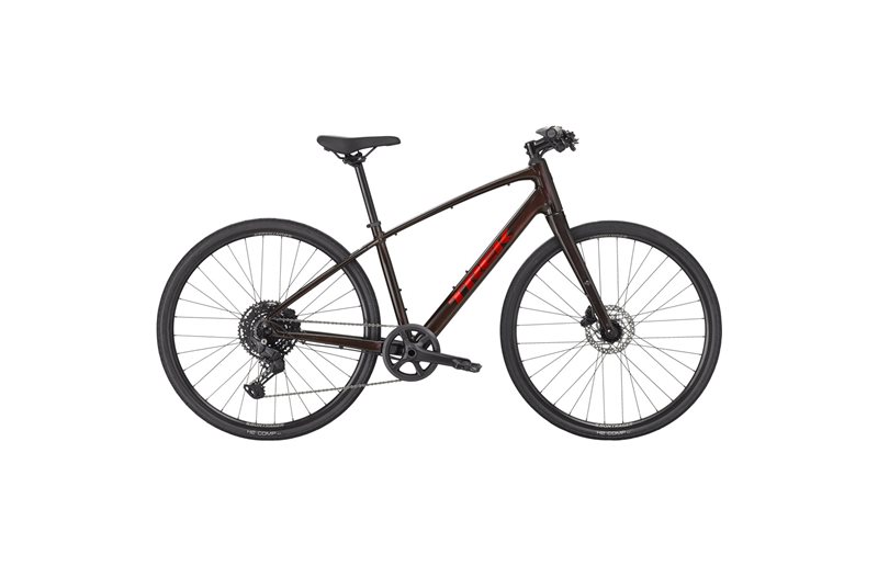 Hybridcykel Trek FX 3 Stepover Gen 4 Dark Carmine